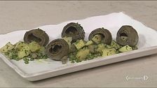 Carciofi, patate e piselli
