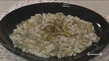 Risotto con carciofi e salsiccia