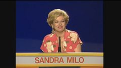 Sandra Milo al Gioco dei 9 nel 1989
