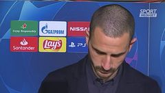 Bonucci: "Un primo tempo a fari spenti"