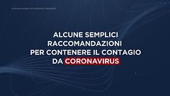 Emergenza Coronavirus: alcune raccomandazioni per contenere il contagio
