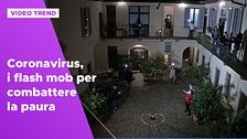 Coronavirus, i flash mob per combattere la paura