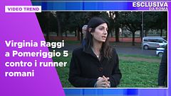 Virginia Raggi a Pomeriggio 5 contro i runner romani