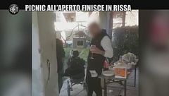 Picnic all'aperto finisce in rissa