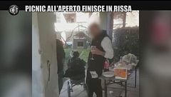 Picnic all'aperto finisce in rissa