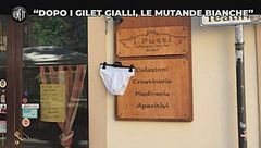 Ristoranti chiusi: "Dopo i gilet gialli, le mutande bianche"