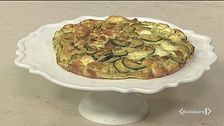Frittata zucchine, patate e feta