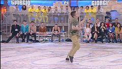 La prima performance...