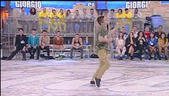 La prima performance...