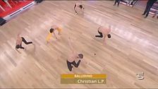 L'esibizione di Cristian