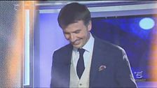 Ingresso in studio di Salvo e Valentino