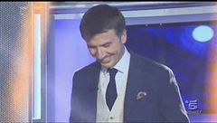 Ingresso in studio di Salvo e Valentino