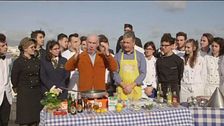 Totano al limone con tonno marinato