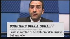 VIVIANI: Sesso e ricatti all'Università