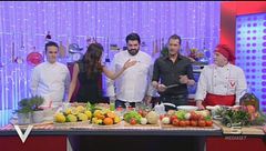 Spiedino di capesante e scampi