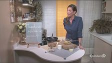Maccheroni con guanciale, panna e carciofi