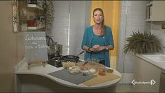 Carbonara di porri e trota