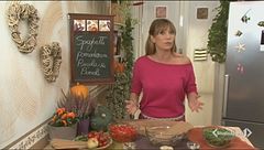 Spaghetti pomodorini, rucola e pinoli