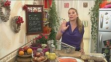 Trota su letto di castagne