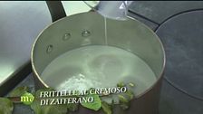 Frittelle al cremoso di zafferano