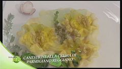 Canestrini con pasta brisè e crema di Parmigiano
