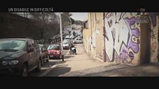 Un disabile in difficoltà