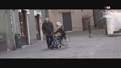 Una disabile in difficoltà