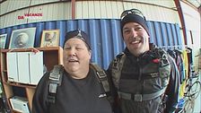 Il primo lancio della nonna