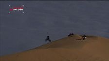 Lo scontro durante un giro in quad