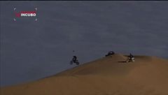 Lo scontro durante un giro in quad