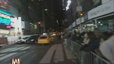 Lady Gaga all'inaugurazione del nuovo store H&M a New York