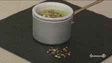 Vellutata zucchine e pistacchi