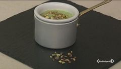 Vellutata zucchine e pistacchi