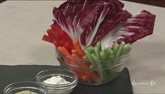 Cruditè con maionese senza uova ai 4 gusti