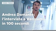 Andrea Damante: l'intervista a Verissimo in 100 secondi