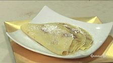 Crepes con purea di pere e cannella