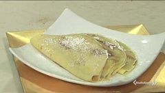 Crepes con purea di pere e cannella