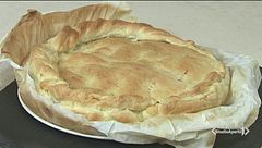 Torta salata con zucchine e fagiolini