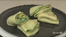 Crespelle ricotta e cime di rapa