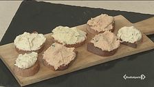 Crostini di mousse di pesce