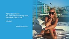Il segreto del sorriso di Federica Panicucci?