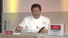 Lo chef Chicco Cerea alle prese con le votazioni dei concorrenti