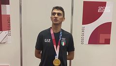 Dell'Aquila, dedica speciale: "Oro per il nonno che non c'è più"