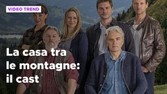 La casa tra le montagne, il cast