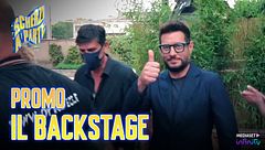 Il backstage del promo
