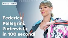 Federica Pellegrini, l'intervista in 100 secondi