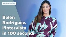 Belén Rodriguez, l'intervista in 100 secondi