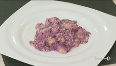 Gnocchi con crema di stracchino e radicchio