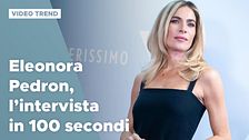 Eleonora Pedron, l'intervista in 100 secondi