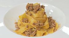 Pappardelle all'uovo con il ragù di anatra